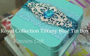 Royal Collection Tiffany Blue Tin Box