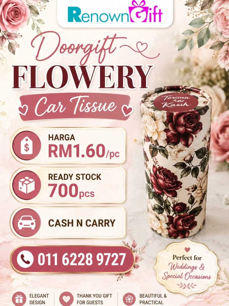 flowery tissue box